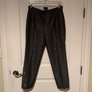 J.Crew Martie Wool Sequin Tweed Pant size 2